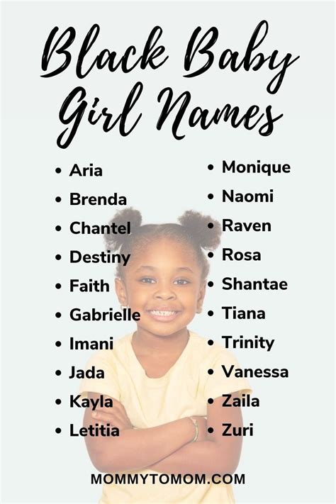 top 100 black girl names|136 Common African American First Names and .